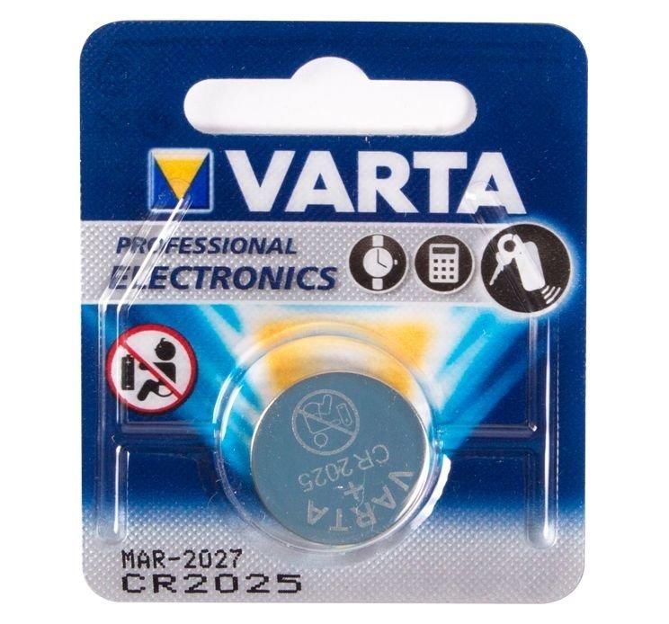 Купить Varta Lithium CR2025 3V 1шт.