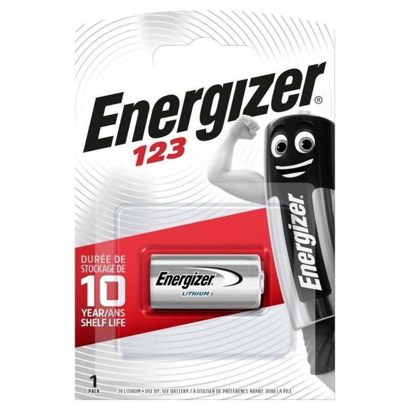 Купить Energizer CR123A 3V 1шт.